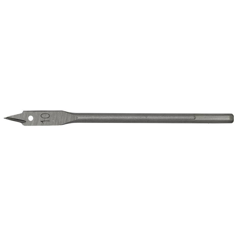 Sealey FWB10 10mm x 152mm Flat Wood Bit