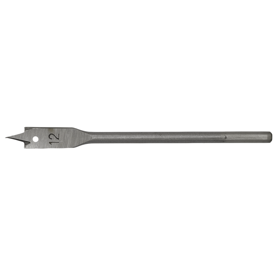 Sealey FWB12 12mm x 152mm Flat Wood Bit