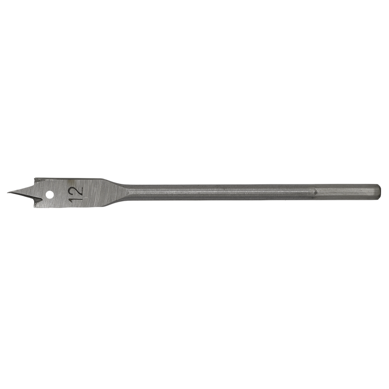 Sealey FWB12 12mm x 152mm Flat Wood Bit