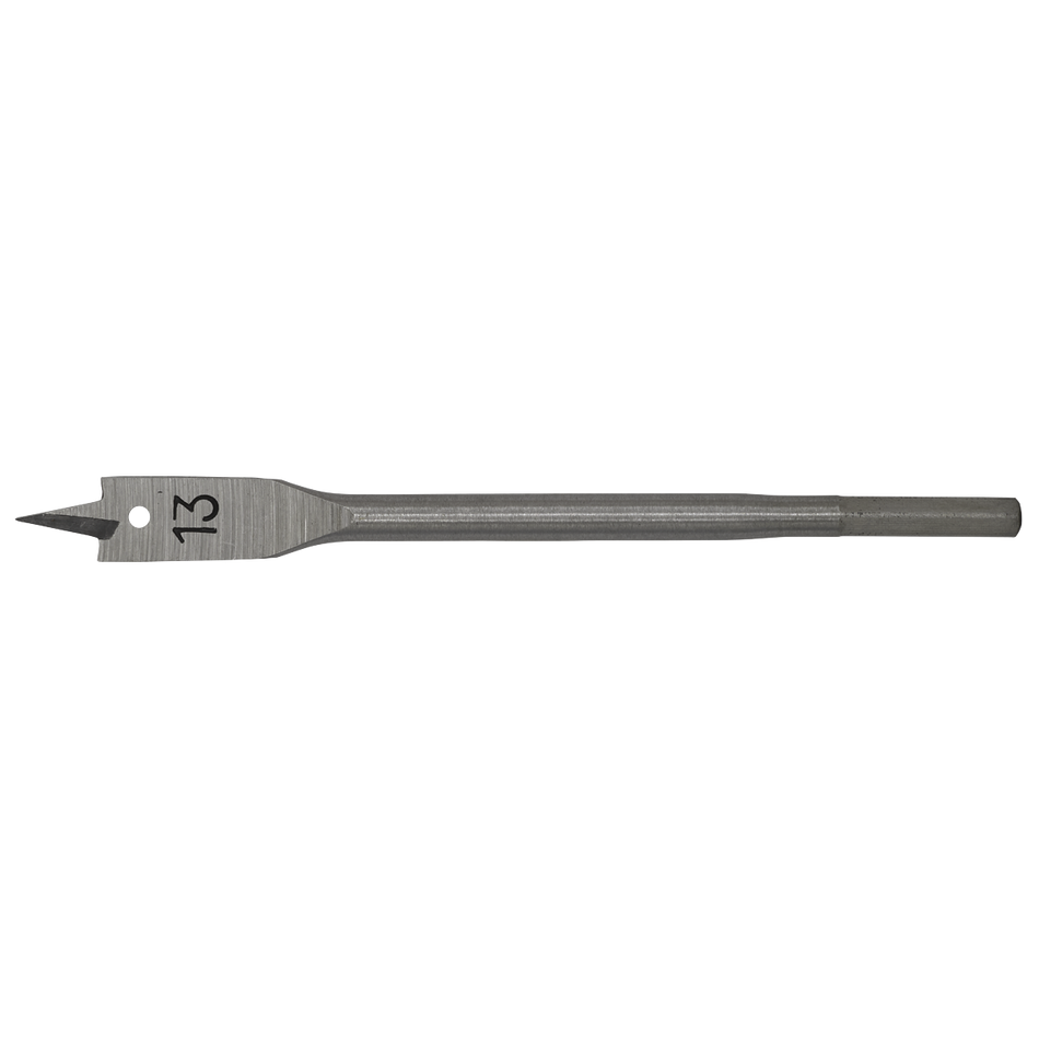Sealey FWB13 13mm x 152mm Flat Wood Bit
