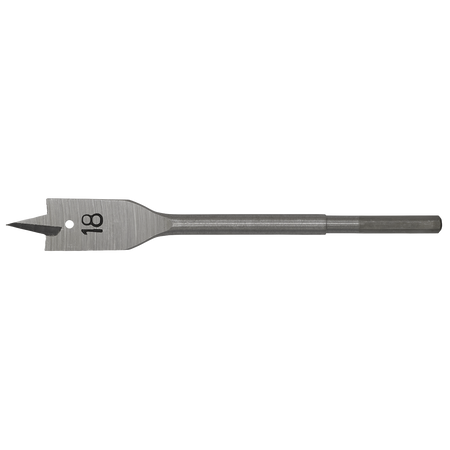 Sealey FWB18 18mm x 152mm Flat Wood Bit