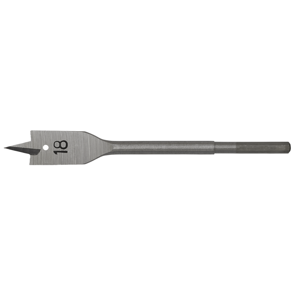 Sealey FWB18 18mm x 152mm Flat Wood Bit