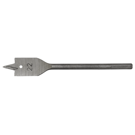 Sealey FWB22 22mm x 152mm Flat Wood Bit