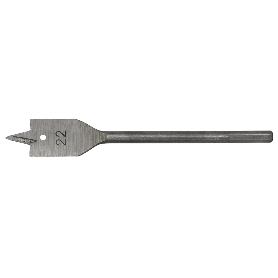 Sealey FWB22 22mm x 152mm Flat Wood Bit