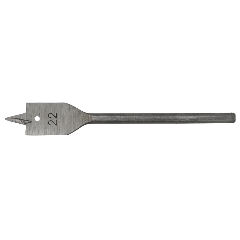 Sealey FWB22 22mm x 152mm Flat Wood Bit