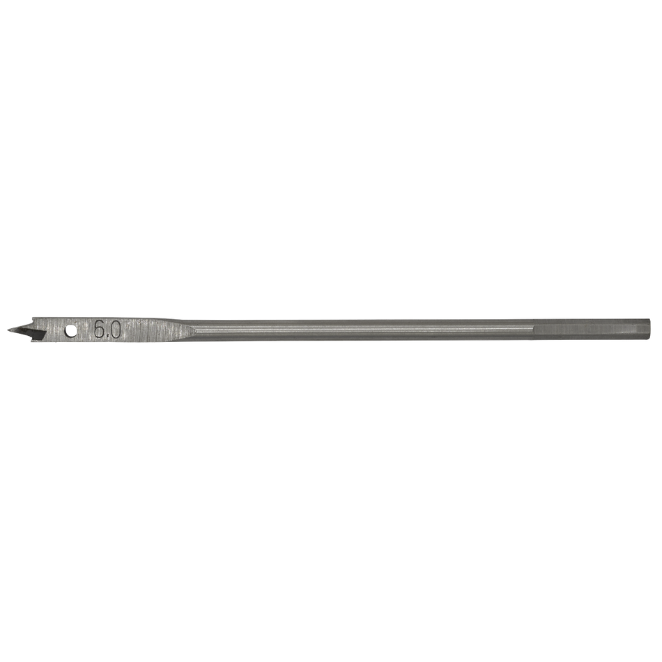 Sealey FWB60 6mm x 152mm Flat Wood Bit