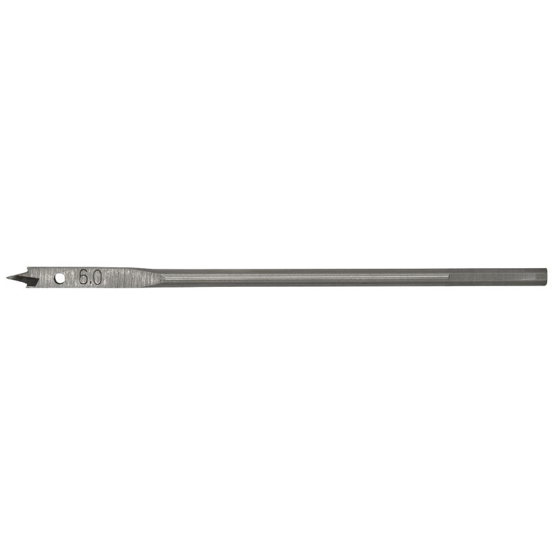 Sealey FWB60 6mm x 152mm Flat Wood Bit