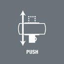 Wera 05004077001 8100 SC 7 Zyklop Metal Ratchet Set with push-through square, 1/2" drive, metric, 28 pieces