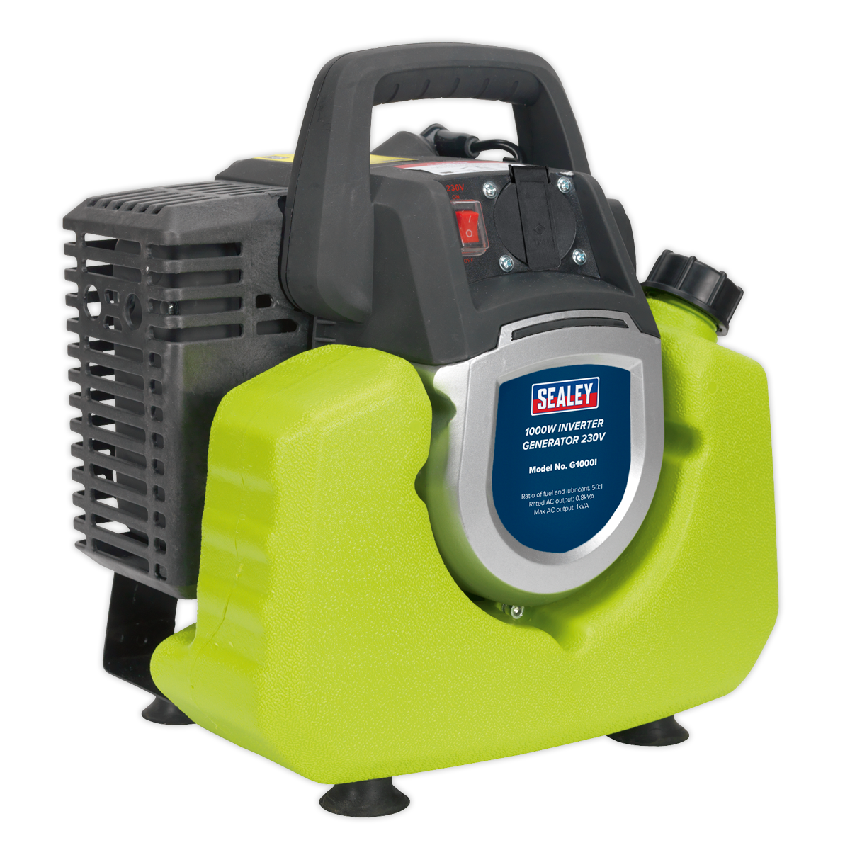Sealey G1000I 1000W Inverter Generator 230V 2-Stroke Engine