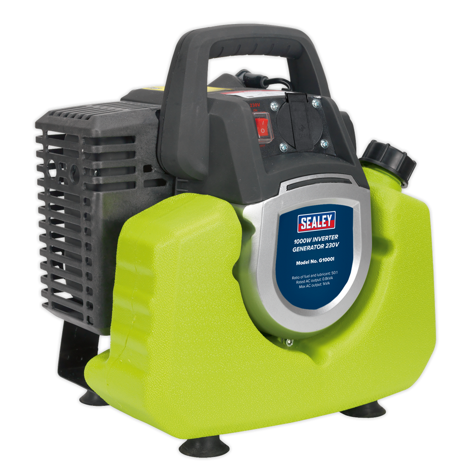 Sealey G1000I 1000W Inverter Generator 230V 2-Stroke Engine