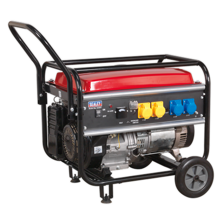 Sealey G5501 5500W 110/230V Generator 13hp - 4-Stroke Engine