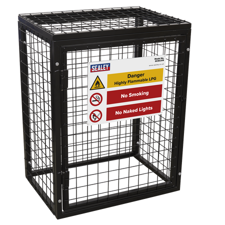 Sealey GCSC219 Gas Cylinder Safety Cage - 2 x 19kg Cylinders