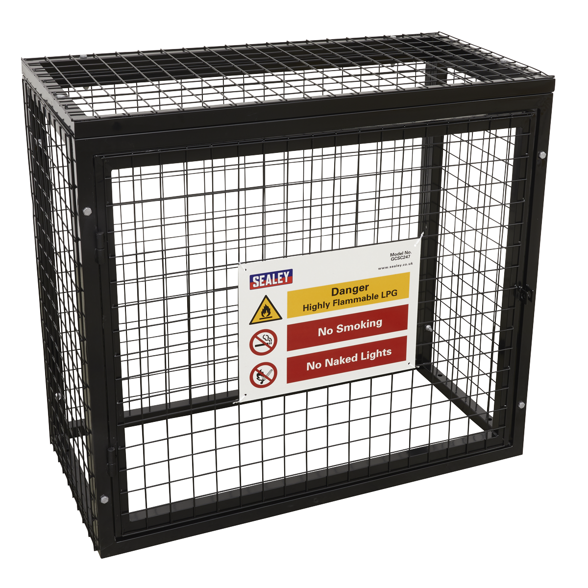 Sealey GCSC247 Gas Cylinder Safety Cage - 2 x 47kg Cylinders
