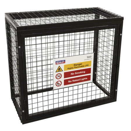 Sealey GCSC247 Gas Cylinder Safety Cage - 2 x 47kg Cylinders