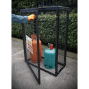 Sealey GCSC319 Gas Cylinder Safety Cage - 3  x 19kg Cylinders