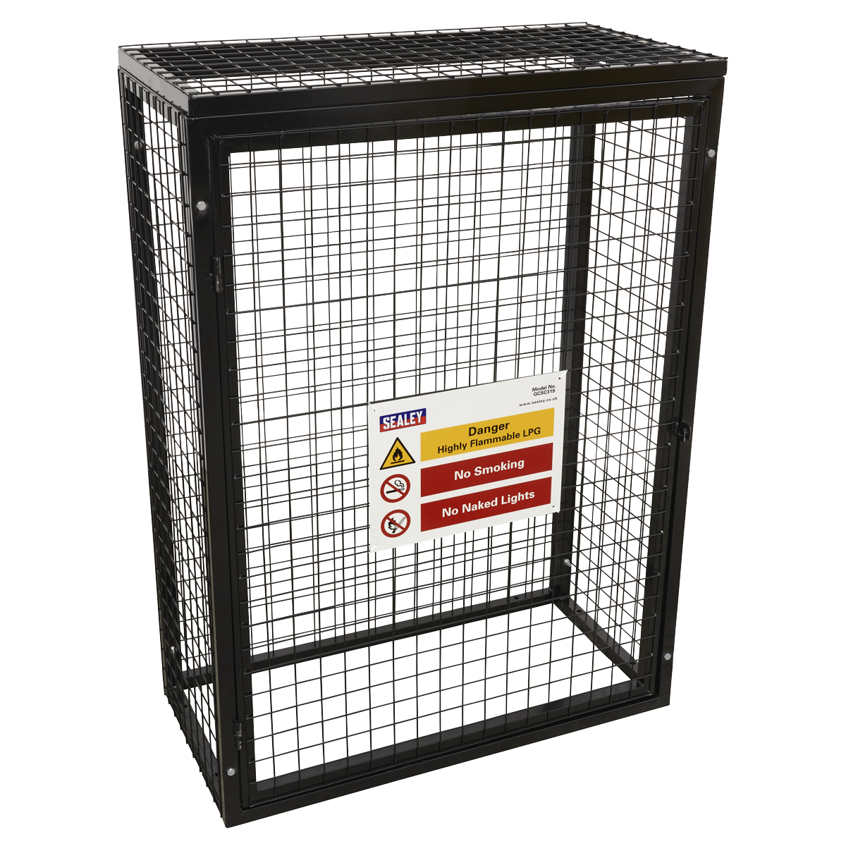 Sealey GCSC319 Gas Cylinder Safety Cage - 3  x 19kg Cylinders