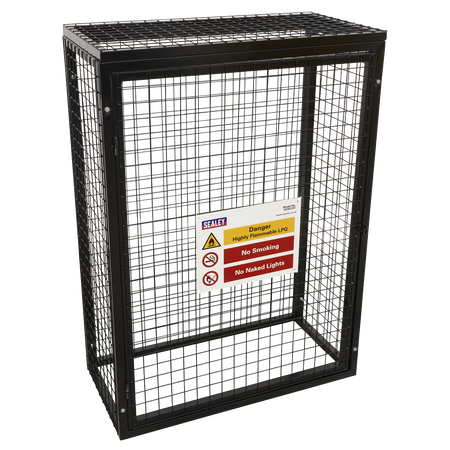 Sealey GCSC319 Gas Cylinder Safety Cage - 3  x 19kg Cylinders