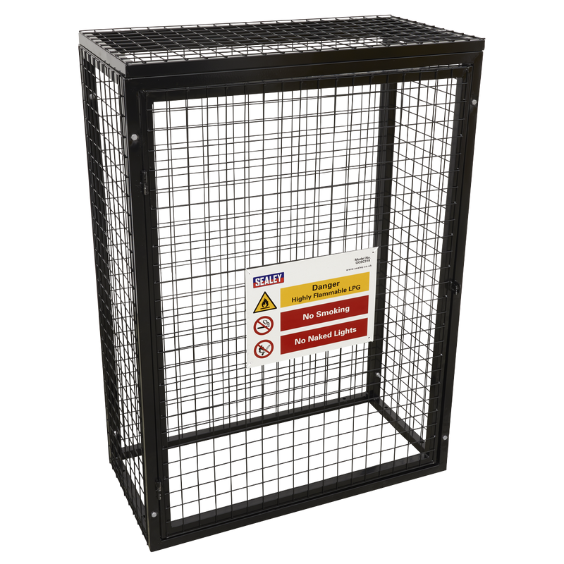 Sealey GCSC319 Gas Cylinder Safety Cage - 3  x 19kg Cylinders