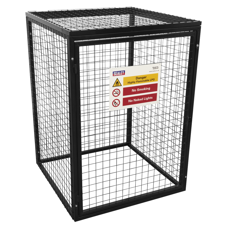Sealey GCSC447 Safety Cage - 4 x 47kg Gas Cylinders