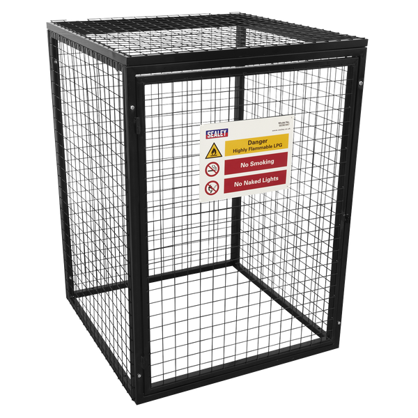Sealey GCSC447 Safety Cage - 4 x 47kg Gas Cylinders