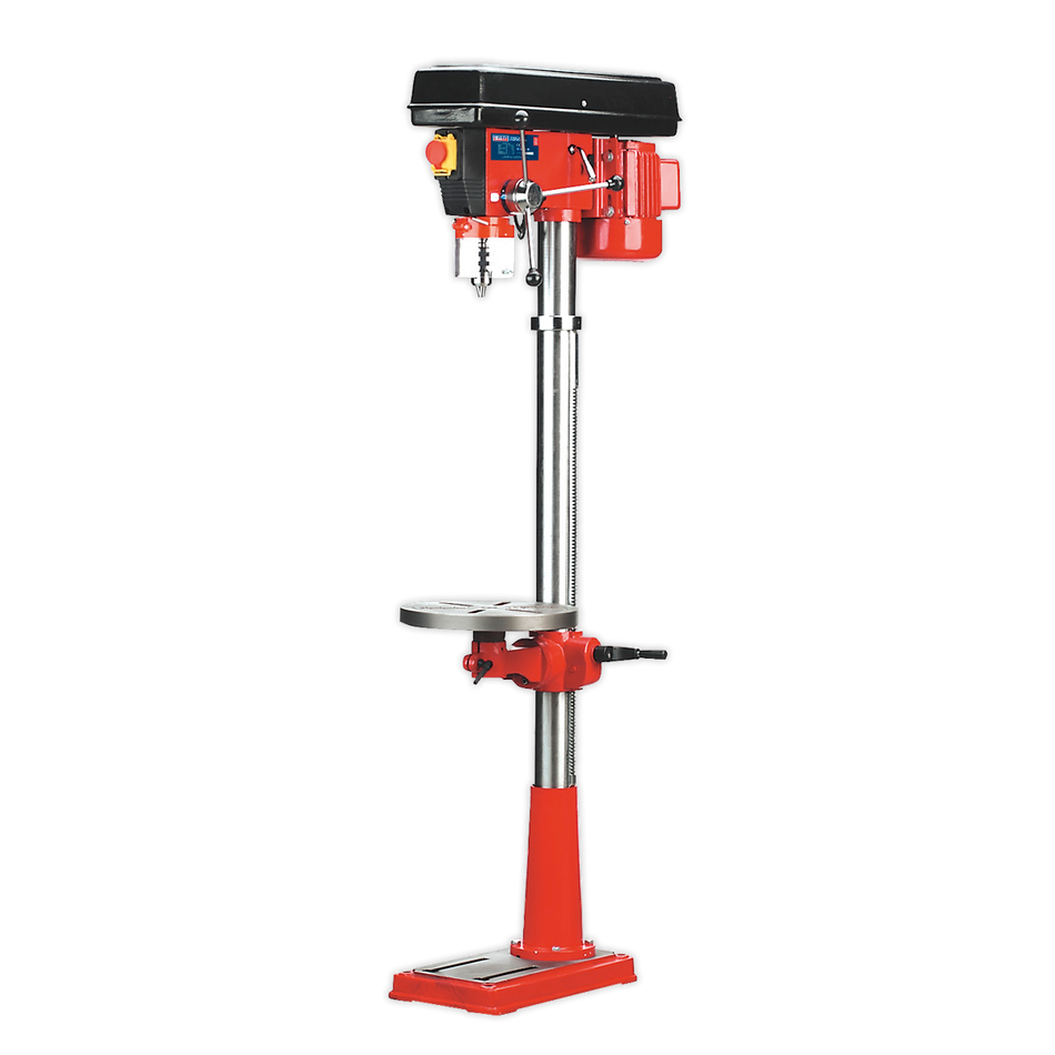Sealey GDM160F 16-Speed Floor Pillar Drill 1580mm Height 550W