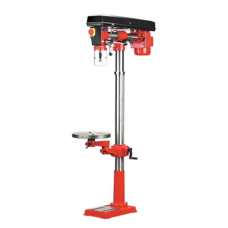 Sealey GDM1630FR 5-Speed Radial Floor Pillar Drill 1620mm Height 550W