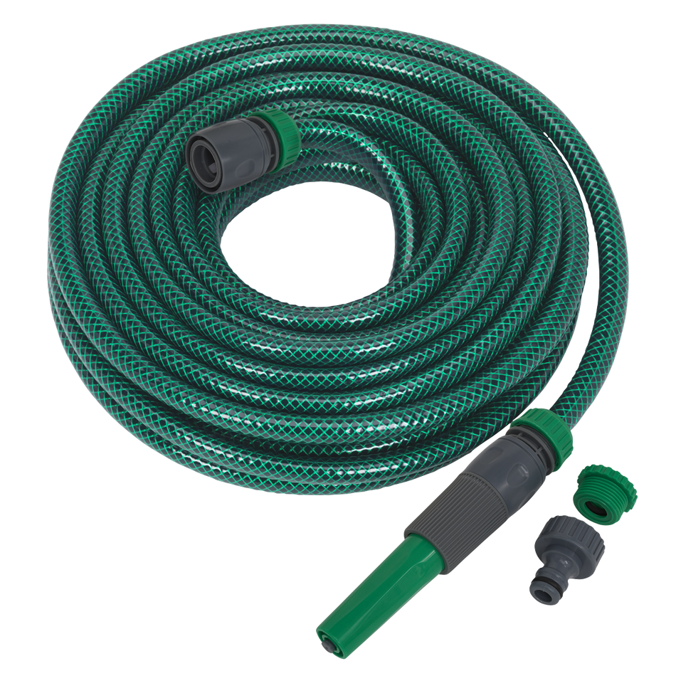 Sealey GH15R/12 15m Water Hose with Fittings