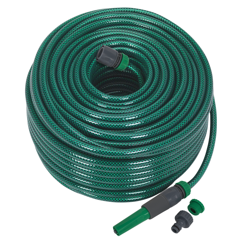 Sealey GH80R 80m Water Hose with Fittings