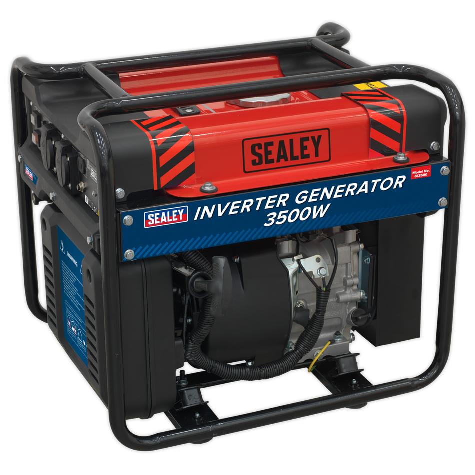 Sealey GI3500 3500W 230V Inverter Generator - 4-Stroke Engine