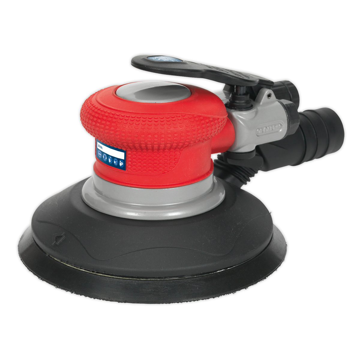 Sealey GSA05 150mm Dust-Free Air Palm Random Orbital Sander