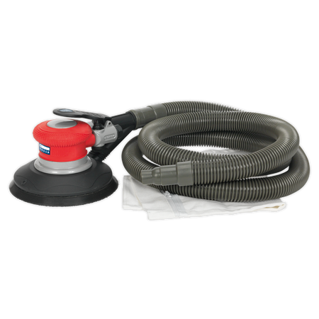 Sealey GSA06 150mm Dust-Free Air Palm Random Orbital Sander - Self-Contained