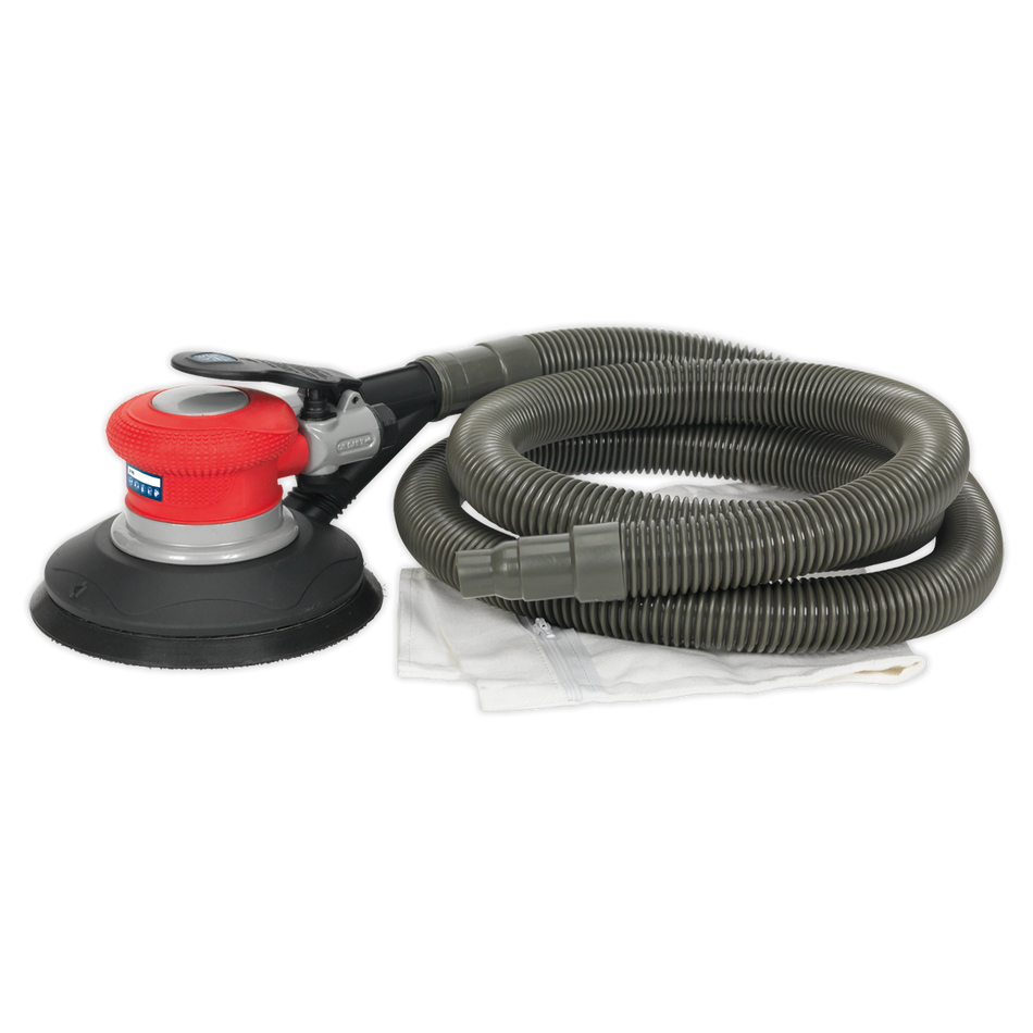 Sealey GSA06 150mm Dust-Free Air Palm Random Orbital Sander - Self-Contained