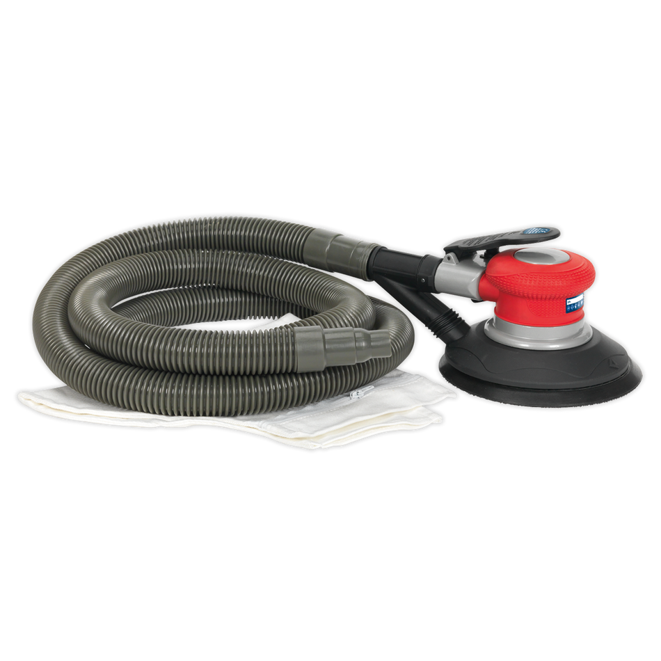 Sealey GSA06 150mm Dust-Free Air Palm Random Orbital Sander - Self-Contained