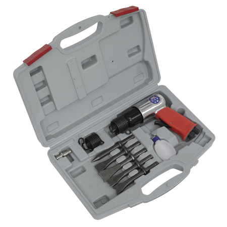 Sealey GSA12 Air Hammer Kit Medium Stroke