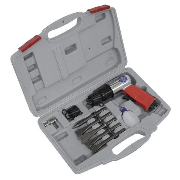 Sealey GSA12 Air Hammer Kit Medium Stroke