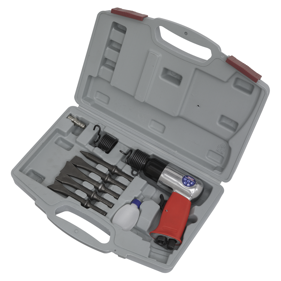 Sealey GSA12 Air Hammer Kit Medium Stroke