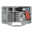 Sealey GSA12 Air Hammer Kit Medium Stroke