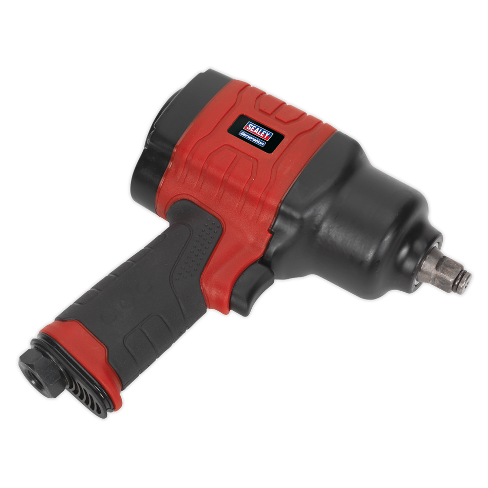 Sealey GSA6002 1/2"Sq Drive Composite Air Impact Wrench - Twin Hammer