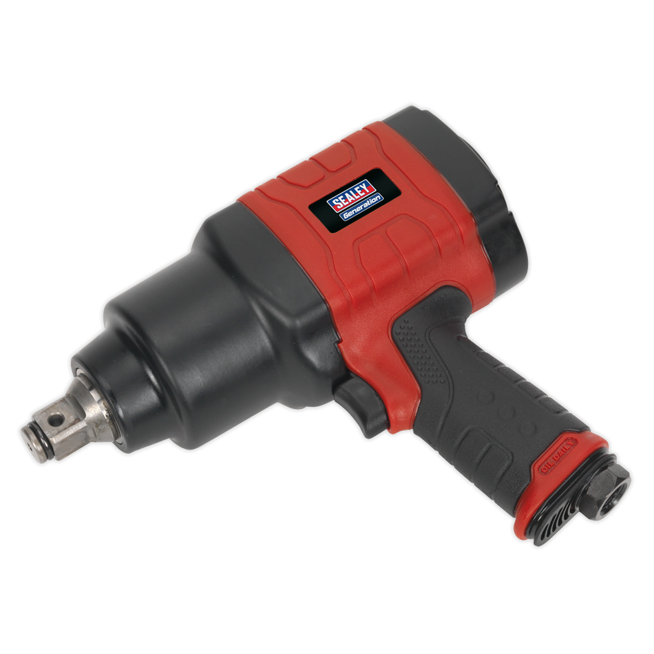 Sealey GSA6004 3/4"Sq Drive Composite Air Impact Wrench - Twin Hammer