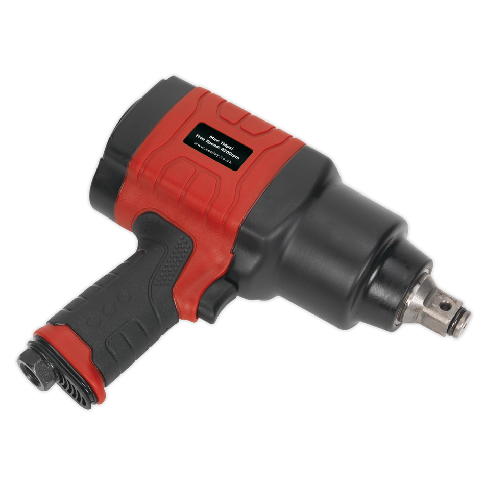 Sealey GSA6004 3/4"Sq Drive Composite Air Impact Wrench - Twin Hammer