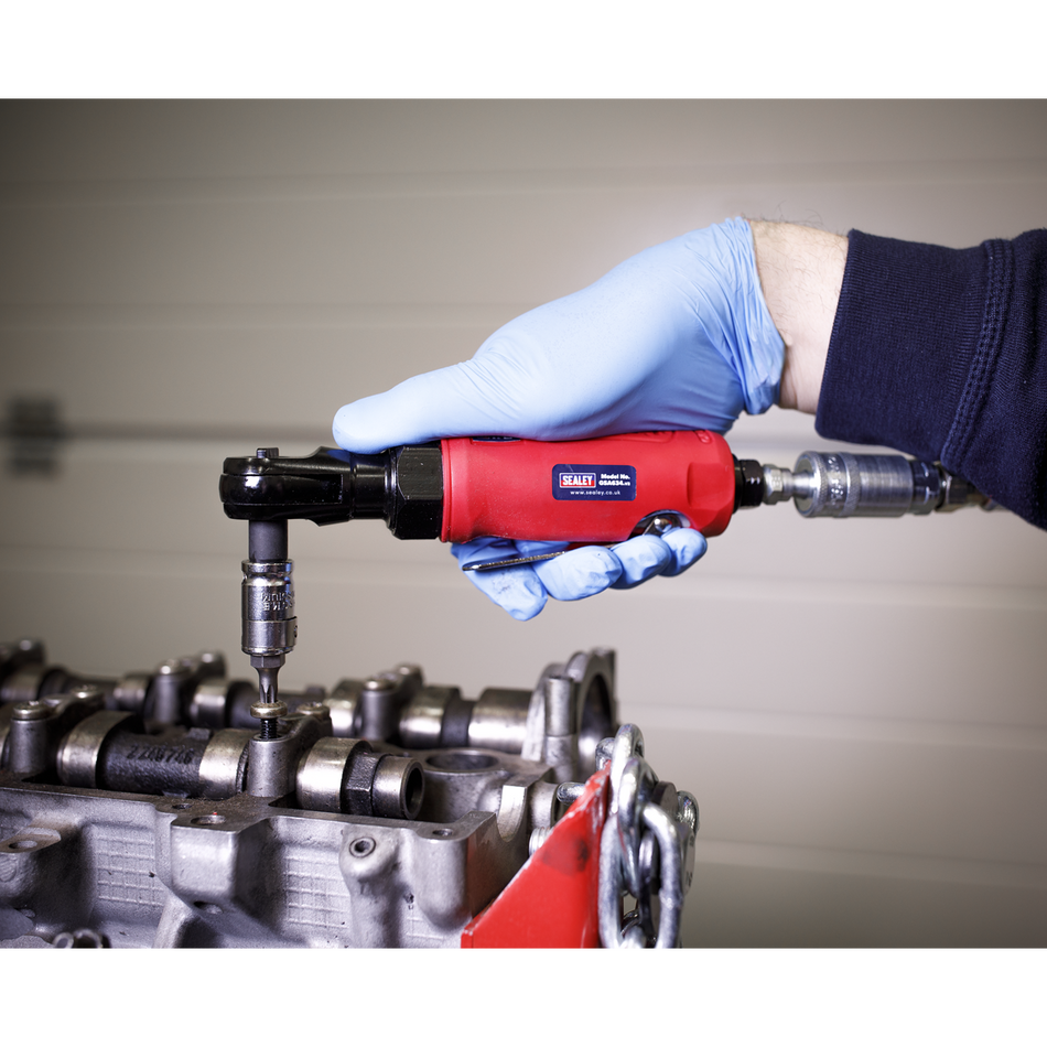 Sealey GSA634 1/4"Sq Drive Compact Air Ratchet Wrench
