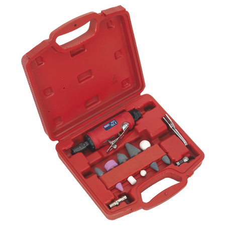 Sealey GSA67 15pc Air Die Grinder Kit