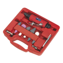 Sealey GSA67 15pc Air Die Grinder Kit