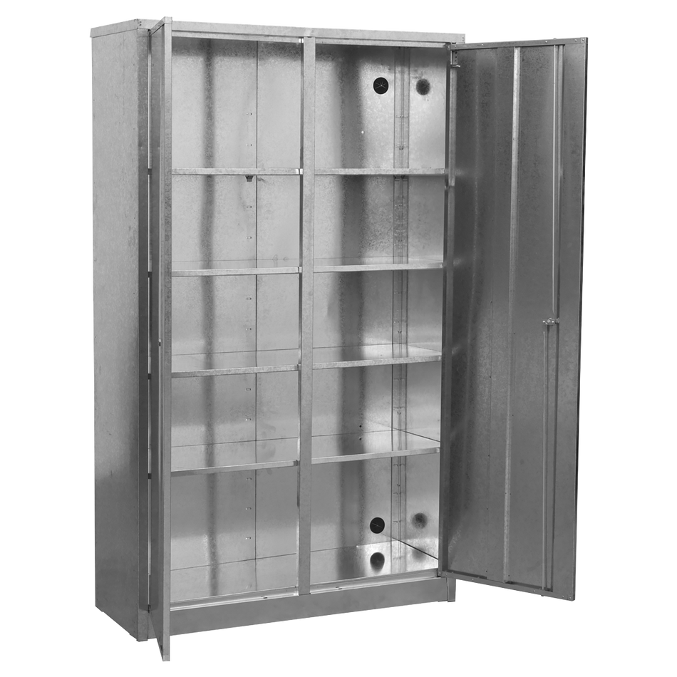 Sealey GSC110385 4-Shelf Extra-Wide Galvanized Steel Floor Cabinet