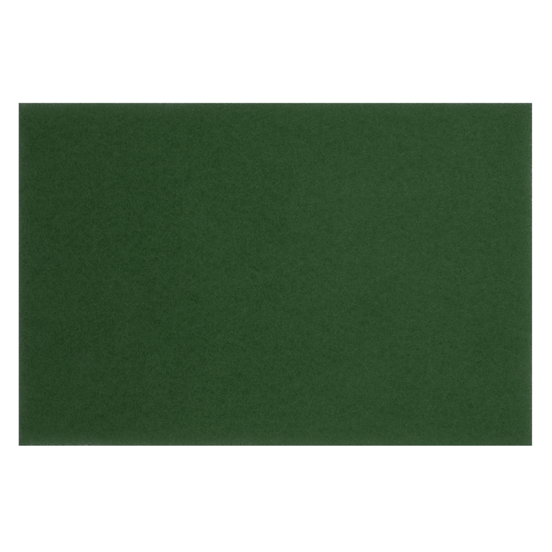 Sealey GSP1218 12 x 18 x 1" Green Scrubber Pads - Pack of 5