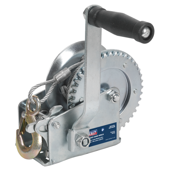 Sealey GWC1200M 540kg Capacity Geared Hand Winch with Cable