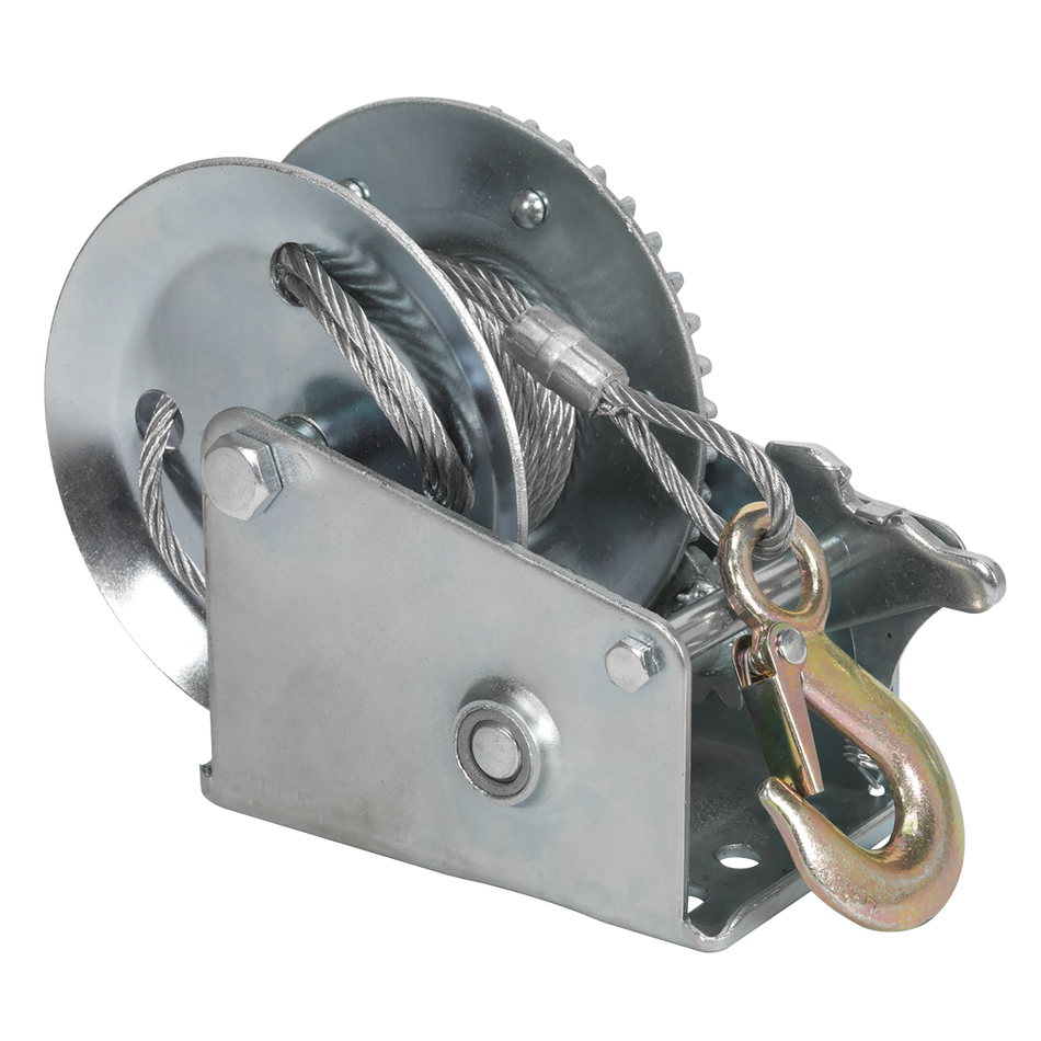 Sealey GWC1200M 540kg Capacity Geared Hand Winch with Cable