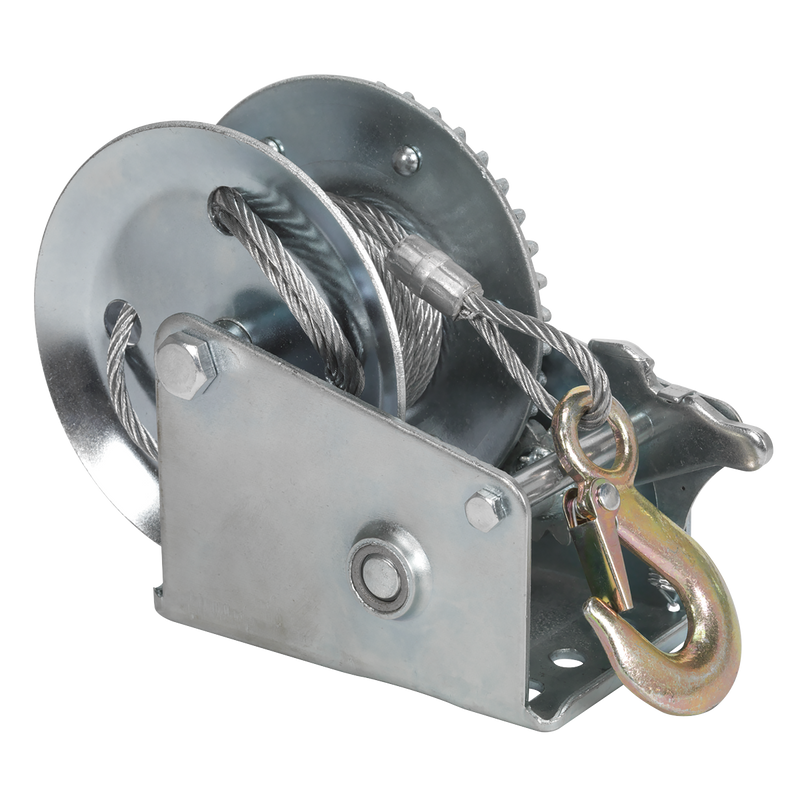 Sealey GWC1200M 540kg Capacity Geared Hand Winch with Cable