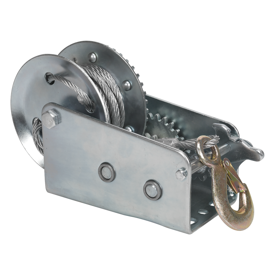 Sealey GWC2000M 900kg Capacity Geared Hand Winch with Cable