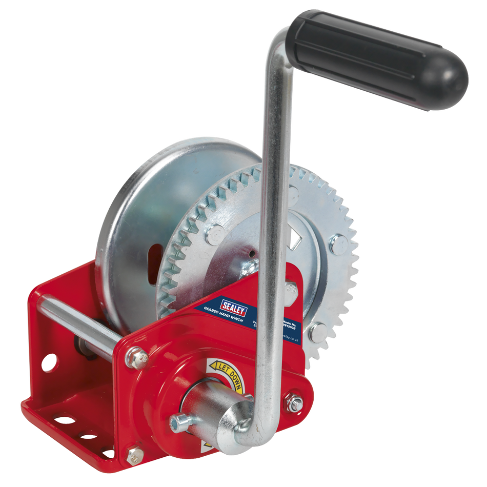 Sealey GWE1200B 540kg Capacity Geared Hand Winch with Brake